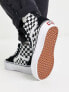 Vans SK8-Hi Platform trainers in black and white checkerboard