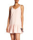 Фото #1 товара Trina Turk 154412 Women's Conservatory V-Neck Peplum Hem Dress Peach Cream Sz. 2