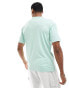 Calvin Klein central logo t-shirt in mint green