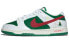 Фото #1 товара 【定制球鞋】 Nike Dunk Low Retro SE "Lottery" Jackpot 圣诞树泼墨 低帮 板鞋 男款 绿白红 / Кроссовки Nike Dunk Low DR9654-100