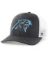 Фото #2 товара Men's Black Carolina Panthers Trophy Trucker Stretch Fit Hat