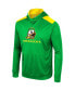 Men's Green Oregon Ducks Warm Up Long Sleeve Hoodie T-shirt