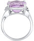 Фото #2 товара Кольцо Macy's Pink Amethyst Diamond RSAM78A.