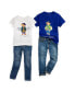 ფოტო #3 პროდუქტის Toddler and Little Boys Polo Bear Cotton Jersey Tee