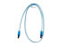 Фото #2 товара Nippon Labs SATA3-1.5FT-BU 1.5 ft. SATA III Male to Male Cable, UV Blue