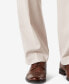 Men's Big & Tall Easy Classic Pleated Fit Khaki Stretch Pants