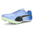 Фото #2 товара Puma Evospeed Sprint 14 Track & Field Mens Blue Sneakers Athletic Shoes 3770010