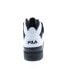 Фото #13 товара Fila V-10 Lux 1CM00881-113 Mens White Leather Lifestyle Sneakers Shoes