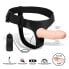 Wobox Detachable Strap-On with Hollow Dildo, Vibration and Remote Control