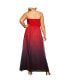 ფოტო #3 პროდუქტის Plus Size Ombre Lust Maxi Dress