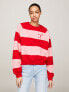 Фото #1 товара Relaxed Fit Rugby Stripe Sweatshirt