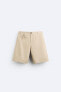 Wide fit bermuda shorts