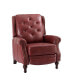 Фото #1 товара Cailin Genuine Leather Recliner with Tufted Back