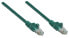 Фото #5 товара Intellinet Network Patch Cable - Cat5e - 1.5m - Green - CCA - SF/UTP - PVC - RJ45 - Gold Plated Contacts - Snagless - Booted - Lifetime Warranty - Polybag - 1.5 m - Cat5e - SF/UTP (S-FTP) - RJ-45 - RJ-45
