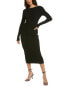 A.L.C. Kayla Midi Dress Women's Black Xs
