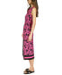 ფოტო #13 პროდუქტის Women's Printed Sleeveless Midi Dress