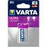 VARTA 1 Ultra Lithium 9V-Block 6 LR 61 Batteries