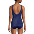 Women's Scoop Neck Soft Cup Tugless Sporty One Piece Swimsuit