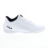 Фото #1 товара Женские кроссовки Fila Filaretti White Black White Motorsport Inspired Sneakers