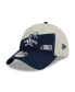 ფოტო #1 პროდუქტის Youth Boys Cream, Navy Dallas Cowboys 2023 Sideline Historic 9TWENTY Adjustable Hat