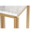 Фото #4 товара Набор из двух столиков DKD Home Decor Белый Позолоченный 33 x 33 x 70 cm