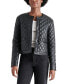 ფოტო #1 პროდუქტის Women's Martine Faux-Leather Long-Sleeve Jacket