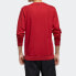 Фото #6 товара Толстовка мужская adidas neo с крупным логотипом, модель EI6271, красная