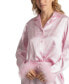 Women's Marabou Feather Satin Pajama Set