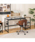 Фото #5 товара 59 Inch Home Office Computer Desk with Removable Storage Shelves