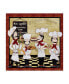 Фото #1 товара Jean Plout 'French Chefs' Canvas Art - 35" x 35"