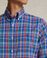 Фото #3 товара Men's Classic-Fit Plaid Stretch Twill Shirt