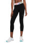 Фото #1 товара Леггинсы Nike Printed-Waist Logo 7/8 Length для женщин X-small черного цвета.