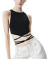 Фото #1 товара Alice + Olivia Latia Tie Waist Knit Tank Women's L