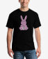 Фото #1 товара Men's Word Art Easter Bunny Short Sleeve T-shirt