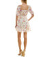 Фото #5 товара Платье Trixxi Джуниоры с цветочным принтом并икрофоналиченный фасон