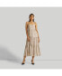 ფოტო #1 პროდუქტის Women's Strappy Tiered Maxi Dress