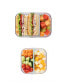 Mod Lunch Bento and Mod Snack Bento Set, 6 Piece