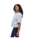 ფოტო #2 პროდუქტის Women's Cassa Over Stripe Tee