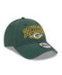 Men's Green Green Bay Packers Outline 9FORTY Snapback Hat