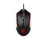 Фото #2 товара MSI CLUTCH GM08 Optical Gaming Mouse '4200 DPI Optical Sensor - 6 Programmable button - Symmetrical design - Durable switch with 10+ Million Clicks - Weight Adjustable - Red LED' - Ambidextrous - Optical - USB Type-A - 4200 DPI - Black