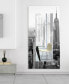 Фото #6 товара 'My N.Y.' Rectangular On Free Floating Printed Tempered Art Glass Beveled Mirror, 72" x 36"