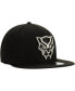 Men's Black Black Panther Classic Logo 9FIFTY Adjustable Snapback Hat