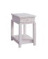 Chairside Table White Oak