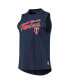 ფოტო #3 პროდუქტის Women's Navy Minnesota Twins Marcie Tank Top