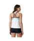 Фото #3 товара Women's Side Tie Blouson Tankini Top