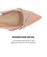 ფოტო #7 პროდუქტის Women's Rebbel Rhinestone Knot Slingback Flats