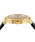 Фото #2 товара Часы и аксессуары Versace Мужские многофункциональные кварцевые наручные часы Echo Park с чёрным кожаным ремешком 42 мм.