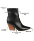 ფოტო #7 პროდუქტის Women's Hydra Angular Block Heel Bootie