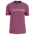 Фото #1 товара CALVIN KLEIN Cotton Front Logo short sleeve T-shirt