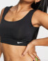 Nike Swimming – Bikinioberteil in Schwarz